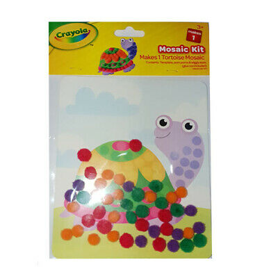 Crayola Tortoise Pom Pom Mosaic Set RRP 1 CLEARANCE XL 99p